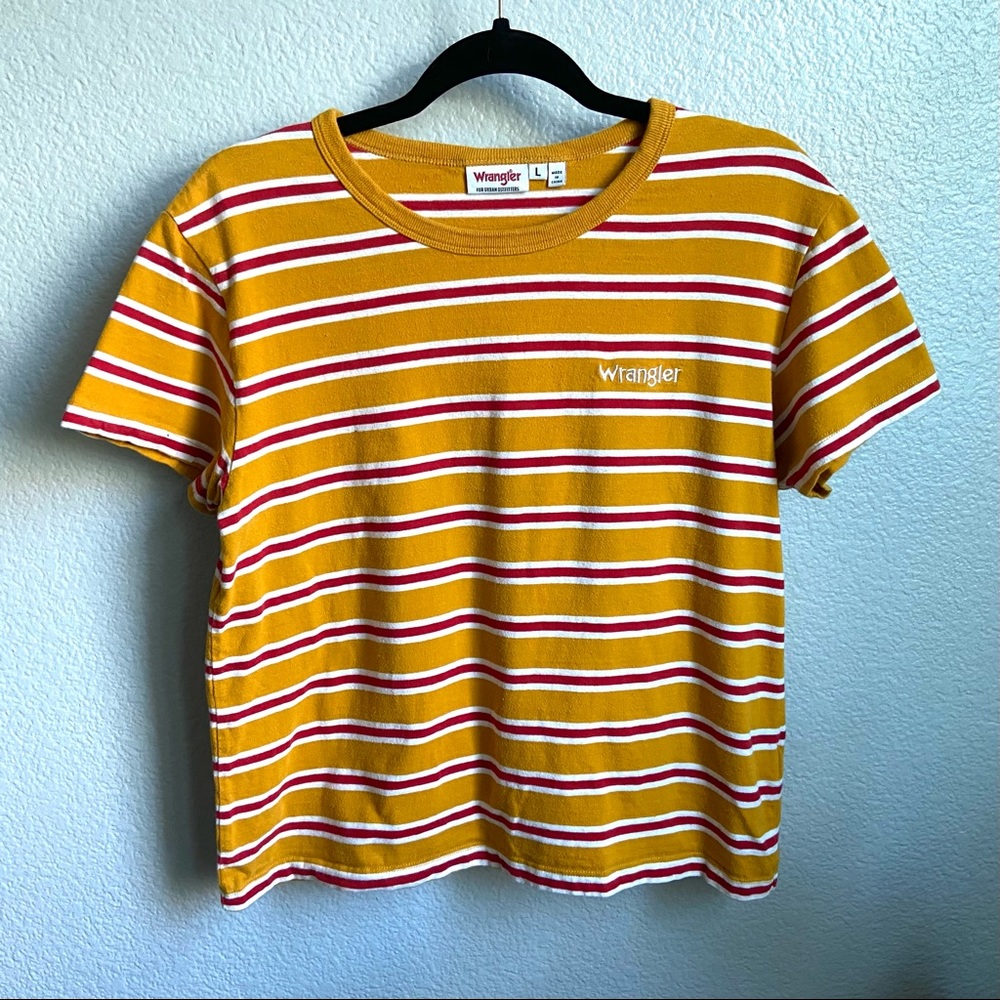 Wrangler x Urban Outfitters Striped Crop Top Retro